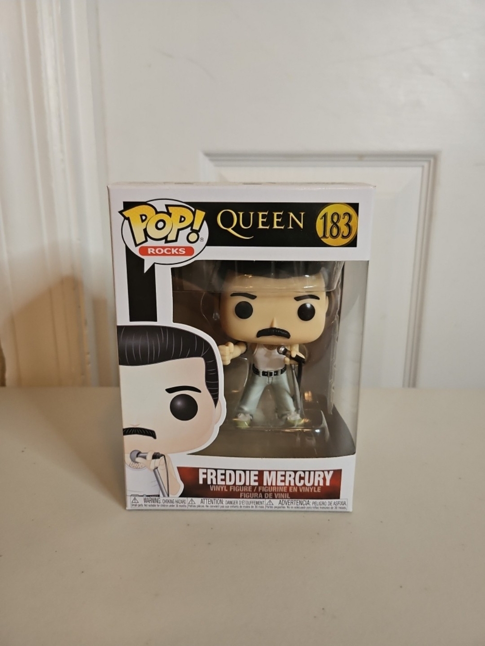 Freddie Mercury Queen Funko Pop Rocks Figure 183
